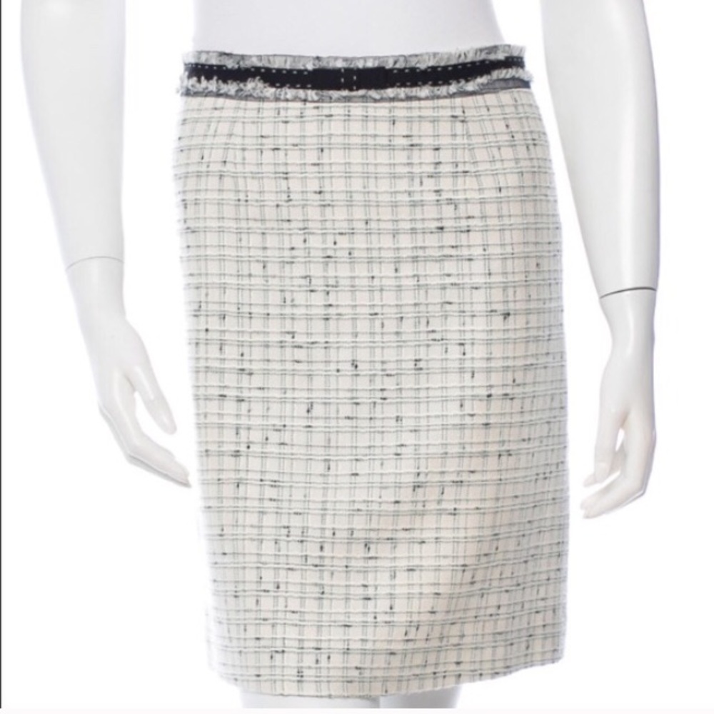 Rebecca Taylor Tweed Pencil Skirt